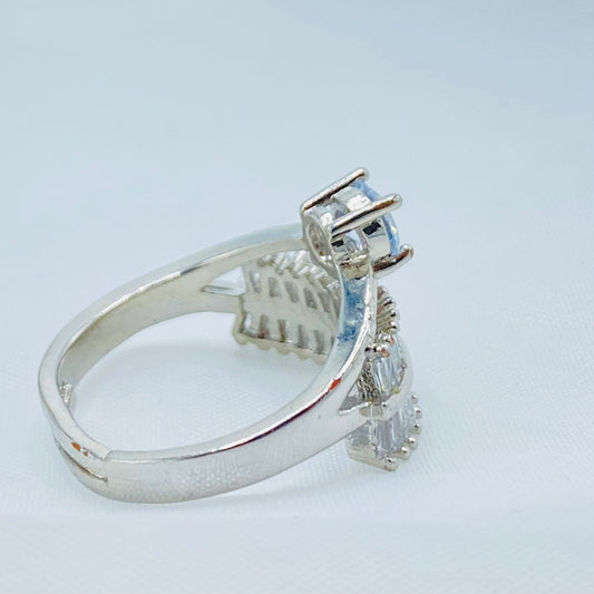 Sterling Silver Baguette Ring