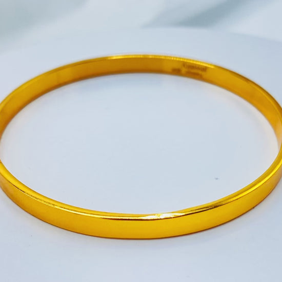 Simple Gold Plated Bangle