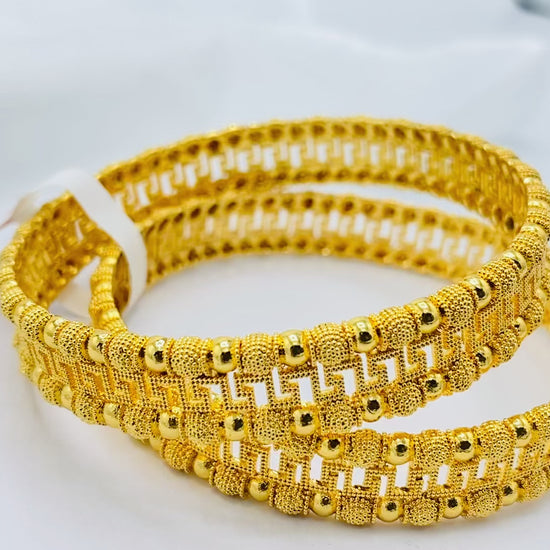 artificial gold plated bangles