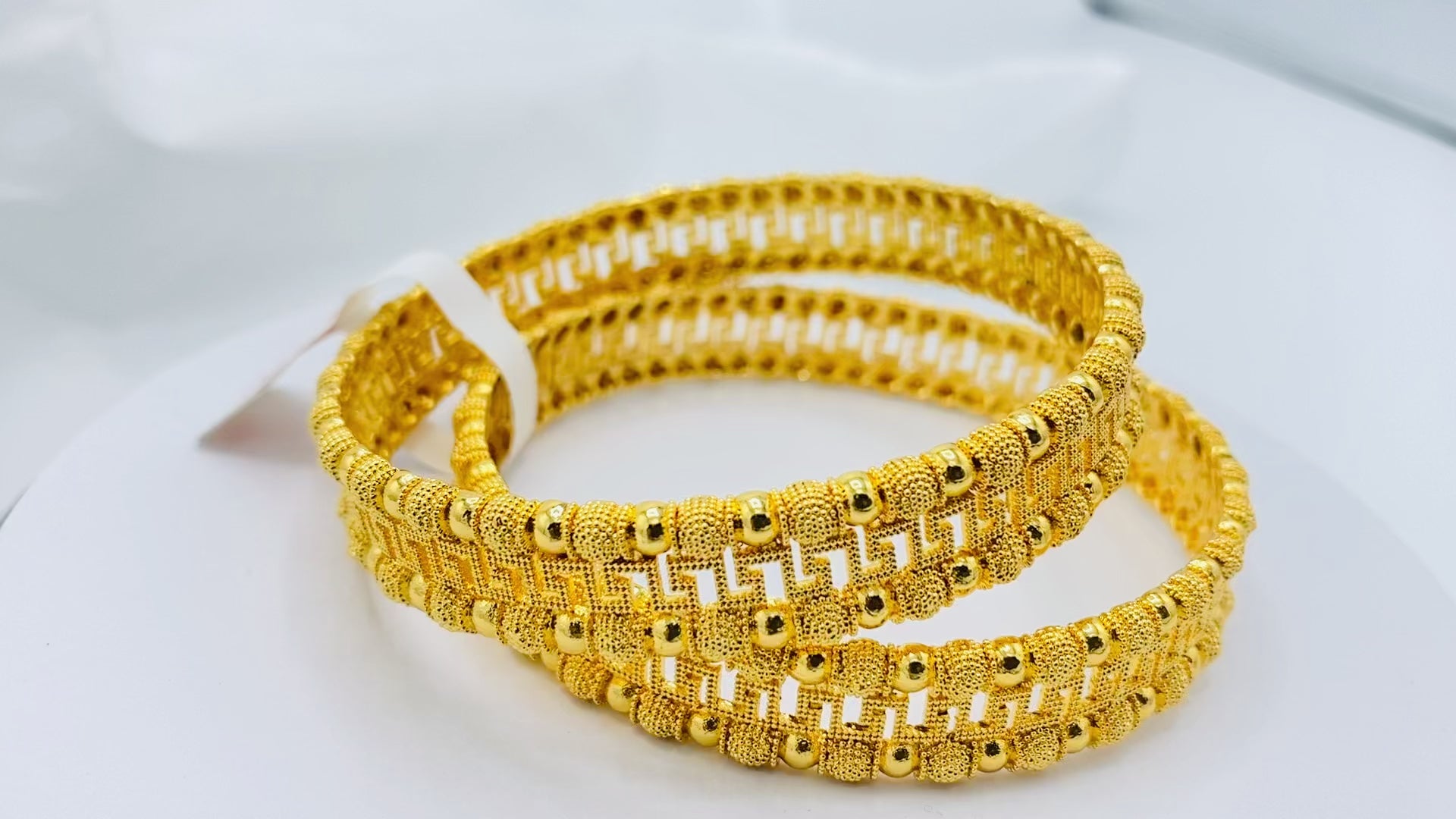 artificial gold plated bangles