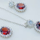 Ruby Necklace Set