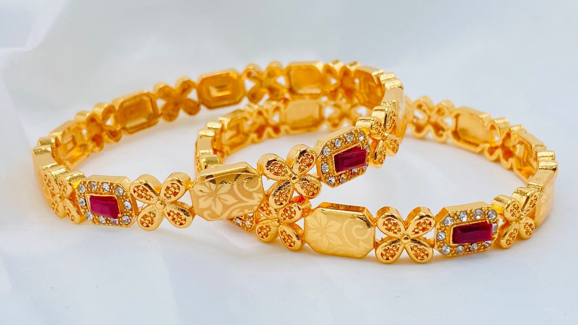 Stone Bangles Gold Designs