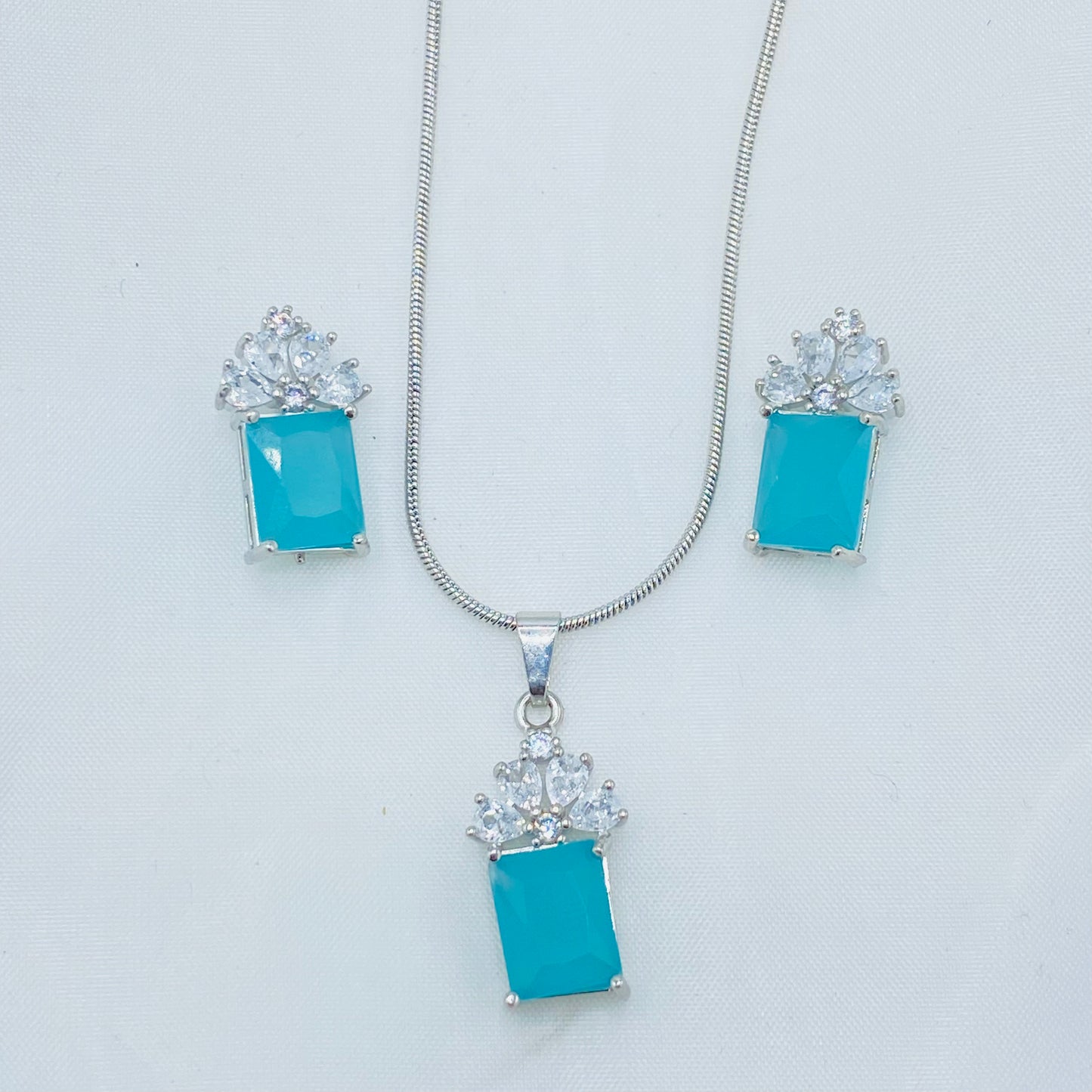 Feroza Stone Necklace Set