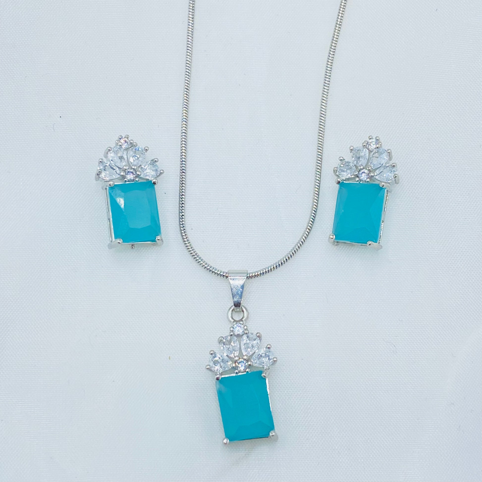 Feroza Stone Necklace Set