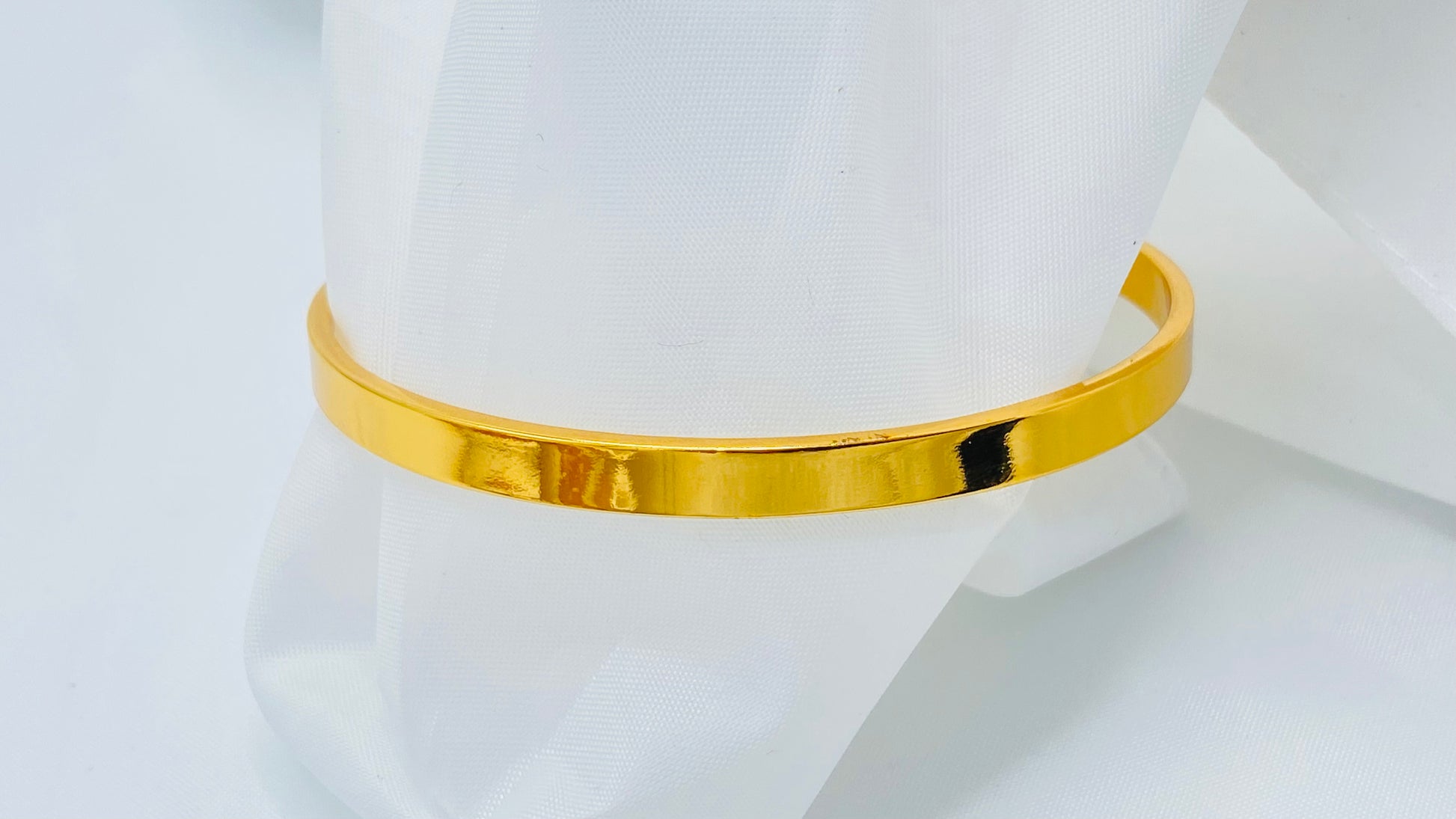 Simple Gold Plated Bangle