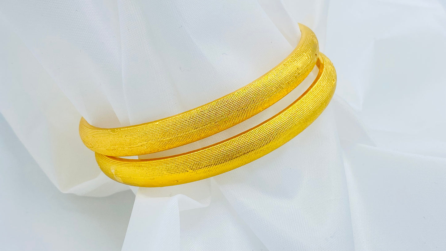 simple gold bangles